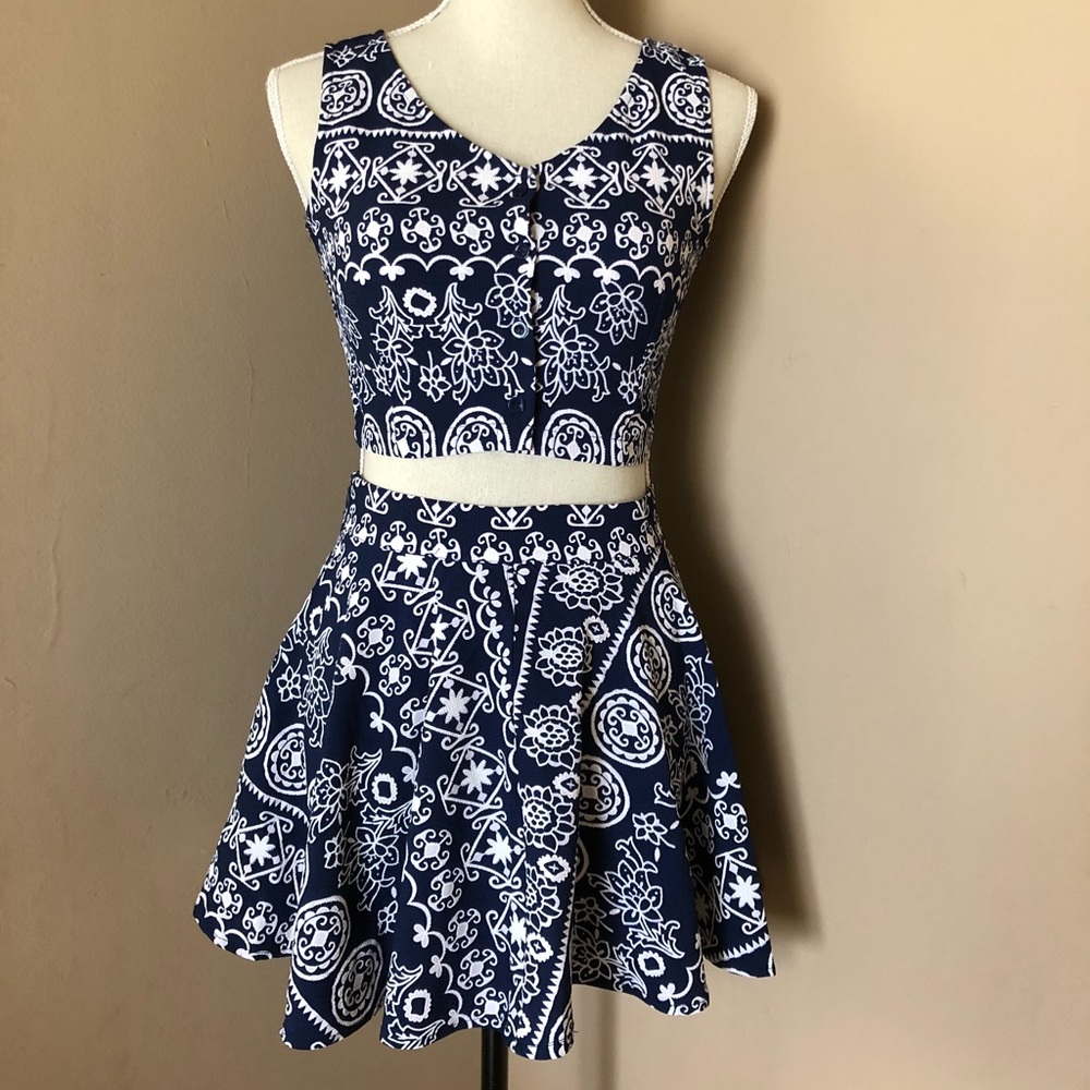 two piece dress